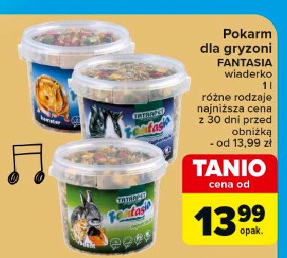 Pokarm dla chomików świnek morskich fantasia Tatrapet promocja