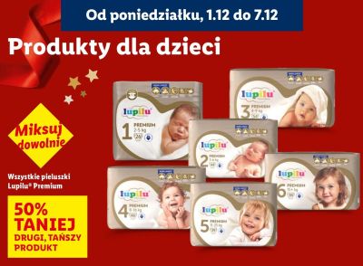 Pieluchy Premium wszystkie rodzaje promocja w Lidl