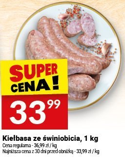 Kiełbasa ze świniobicia, 1 kg promocja w Twój Market