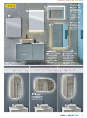 Lustro LED Dorji 50x90 cm promocja w Castorama