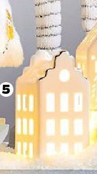 Domek ceramiczny LED promocja w Netto