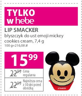 Pomadka do ust mickey cookies cream Lip smacker promocja