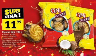 Ciastka Cini, 700 g wybrane rodzaje promocja w Twój Market