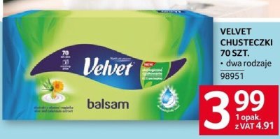 Chusteczki Velvet promocja w Selgros