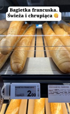 Bagietka francuska promocja w Auchan