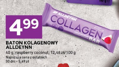 Baton kolagenowy Alldeynn promocja w Stokrotka