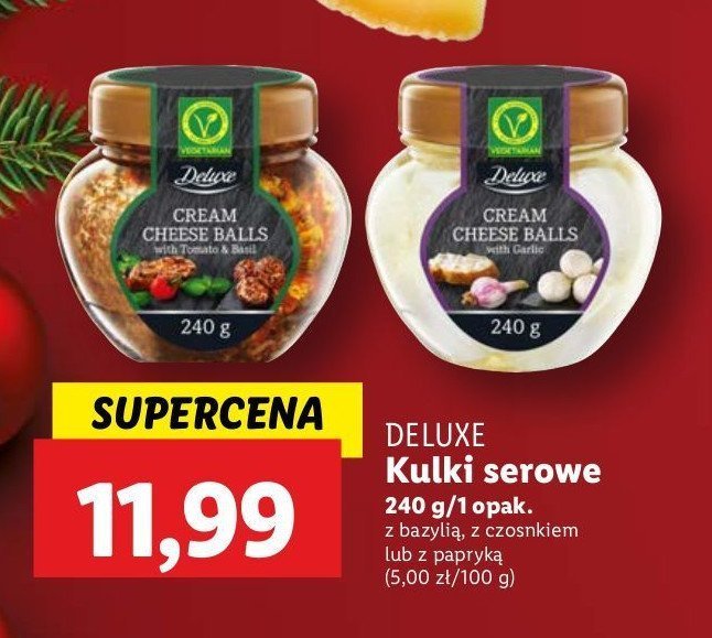 Kulki serowe z papryką Deluxe promocja