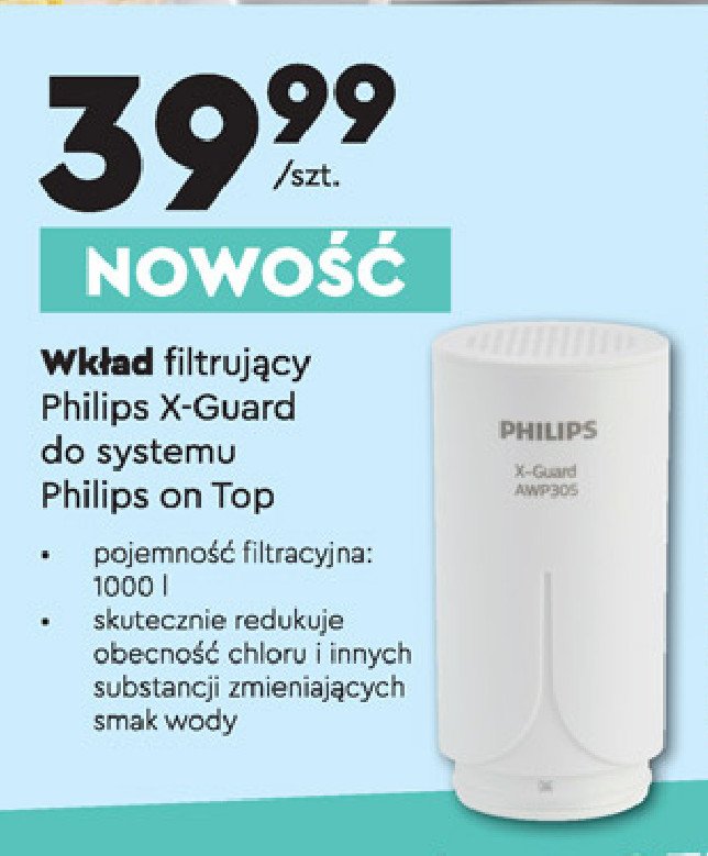 Wkład filtrujący x-guard Philips promocja