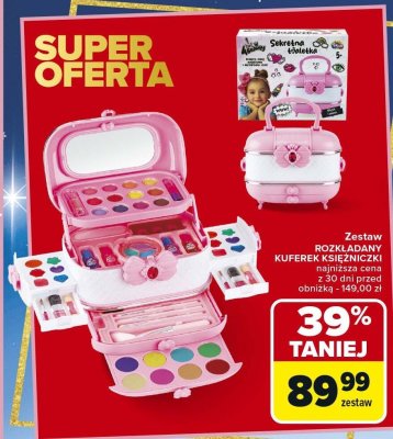 Zestaw rozkładany kuferek księżniczki promocja w Carrefour