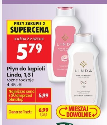 Płyn do kąpieli, różne rodzaje promocja w Biedronka