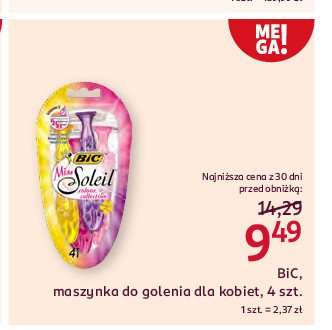 Maszynka do golenia colour Bic miss soleil promocja