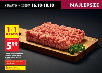 Mi臋so mielone z szynki promocja w Biedronka