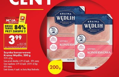 Szynka konserwowa Kraina wędlin promocja