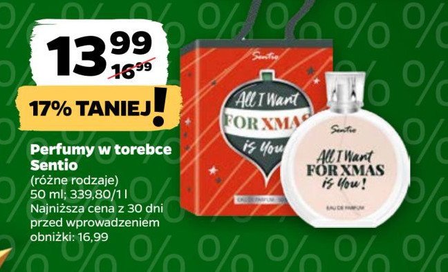 Perfumy all i want for xmas is you Sentio promocja