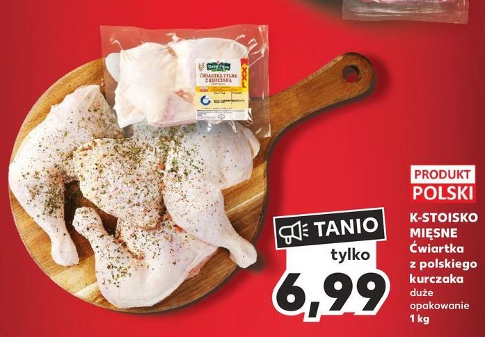 Ćwiartka kurczaka tylna Stoisko mięsne promocja