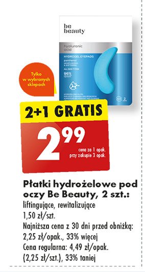 Płatki pod oczy Be beauty care q10 promocja