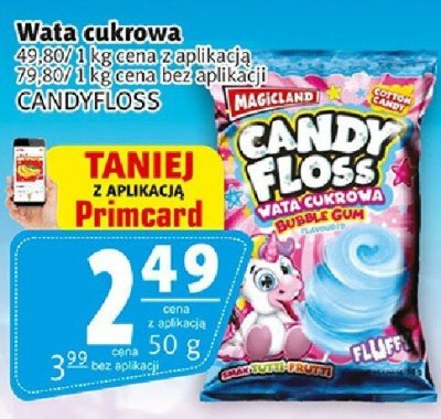 Wata cukrowa Candyfloss promocja w Prim Market