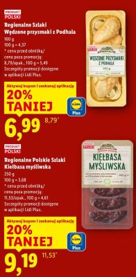 Wędzone przysmaki z Podhala Regionalne Szlaki promocja w Lidl