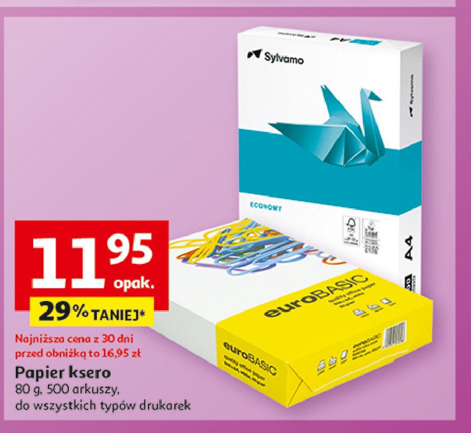 Papier ksero economy Sylvamo promocja w Auchan