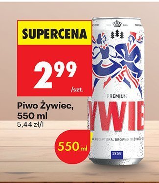 Piwo Żywiec 550 ml promocja w Biedronka
