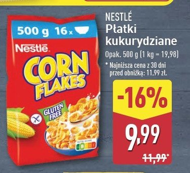 Płatki kukurydziane Corn flakes (bonavita) promocja w Aldi