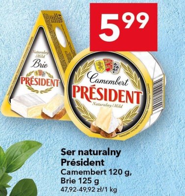 Ser naturalny Président Brie promocja w LEWIATAN