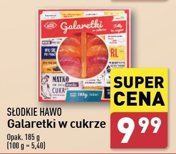 Galaretki w cukrze Słodkie hawo promocja