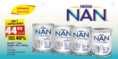 Mleko 5 Nestle nan optipro plus promocja