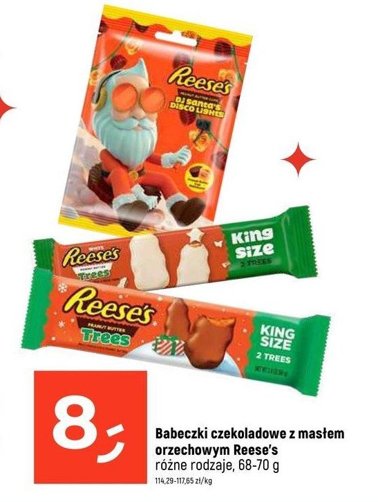 Czekoladki choinki Reese's promocja w Dealz