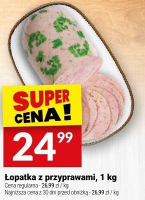 Łopatka z przyprawami, 1 kg promocja w Twój Market