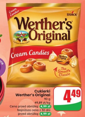 Cukierki Werther's Original Cream Candies promocja w Dino