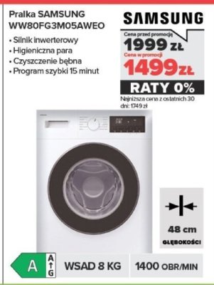Pralka WW80FGM05AWEO promocja w NEONET