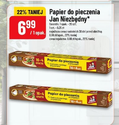 Papier do pieczenia Jan Niezbędny promocja w POLOmarket