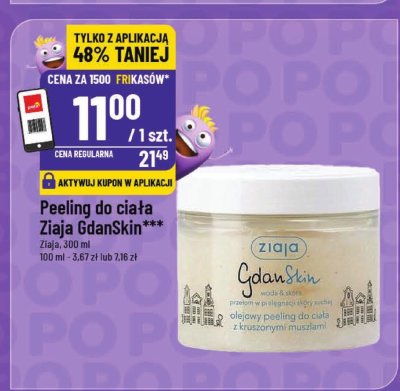 Peeling do ciała Ziaja GdanSkin promocja w POLOmarket