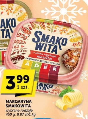 Margaryna Smakowita wybrane rodzaje promocja w Euro Sklep