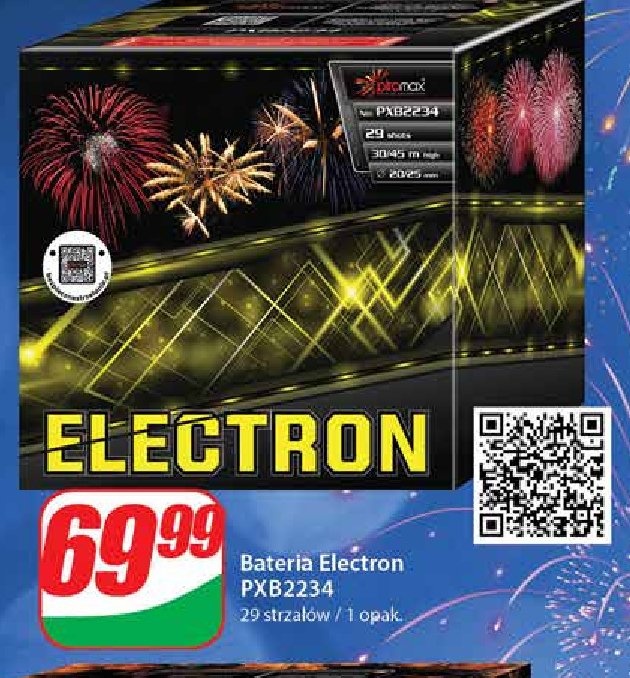 Bateria electron 29 strzałów Piromax promocja w Dino