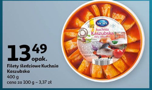 Filety śledziowe kuchnia kaszubska Mors ryby promocja w Auchan