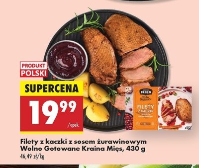 Filety z kaczki z sosem 偶urawinowym Kraina mi臋s promocja