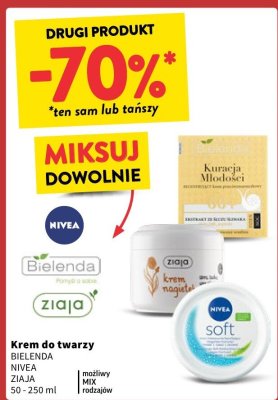 Krem do twarzy NIVEA 50 - 250 ml promocja w Intermarche