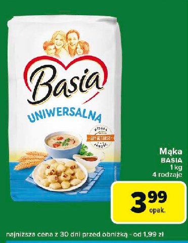 Mąka uniwersalna Basia promocja w Carrefour Express