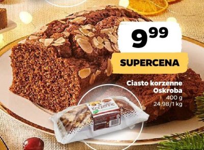 Ciasto korzenne Oskroba promocja w Netto