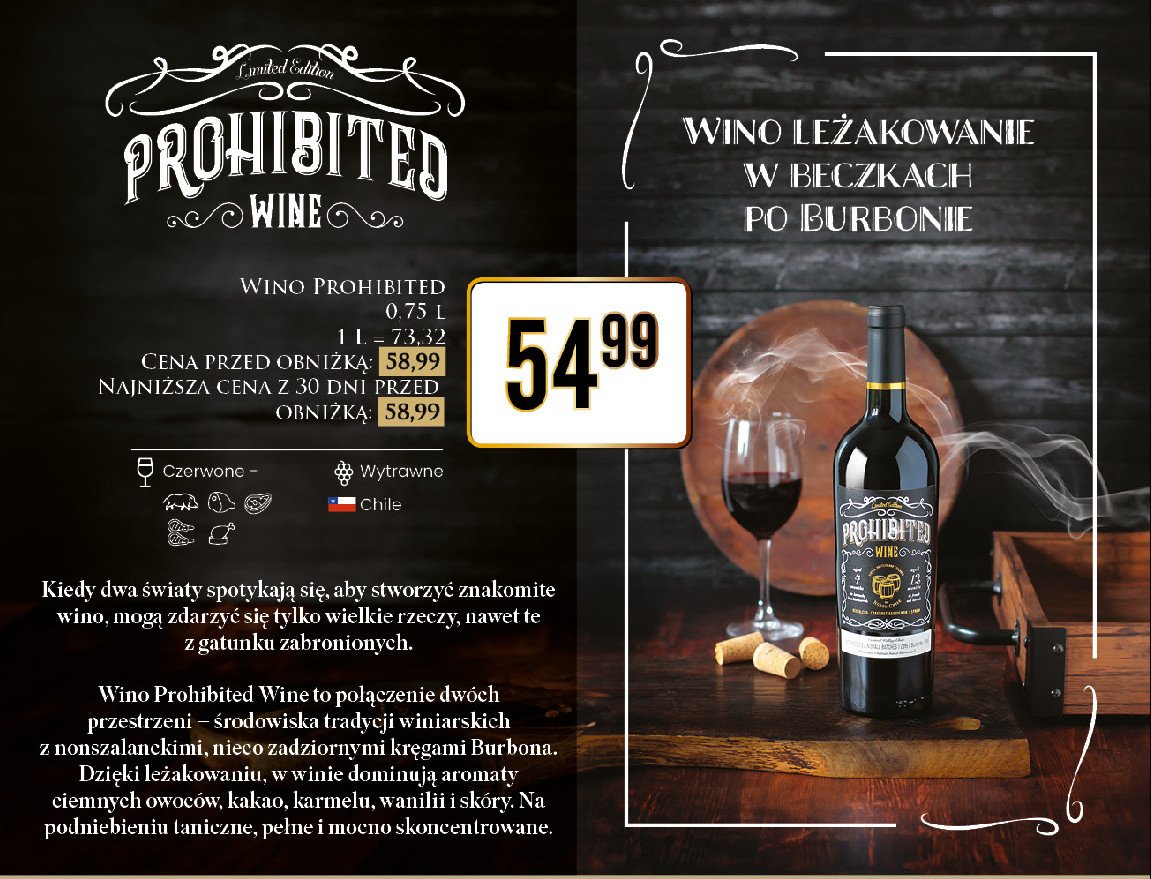 Wino Prohibited promocja