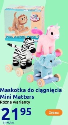 Maskotka do ciągnięcia różne warianty promocja w Action