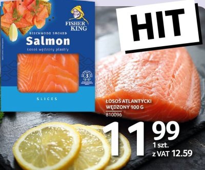 Łosoś atlantycki wędzony 100 g promocja w Selgros