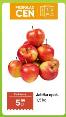 Jabłka opak. 1,5 kg promocja w Biedronka