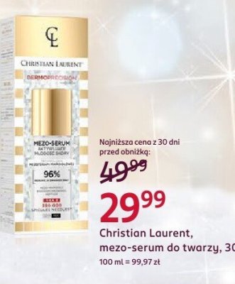Serum Christian Laurent, mezo-serum do twarzy, 30 ml promocja w Rossmann