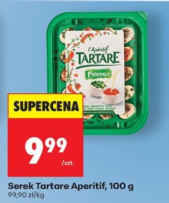 Serek Tartare Aperitif, 100 g promocja w Biedronka