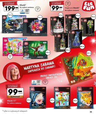 Magiczne klocki Ele Fun Fantasy Collection 685 el. promocja w Biedronka