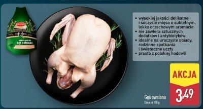 Gęś owsiana promocja w Aldi