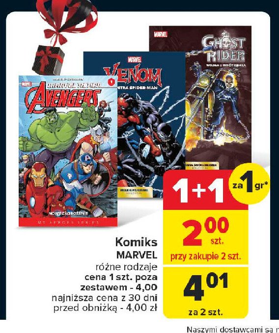 Komiks avengers promocja